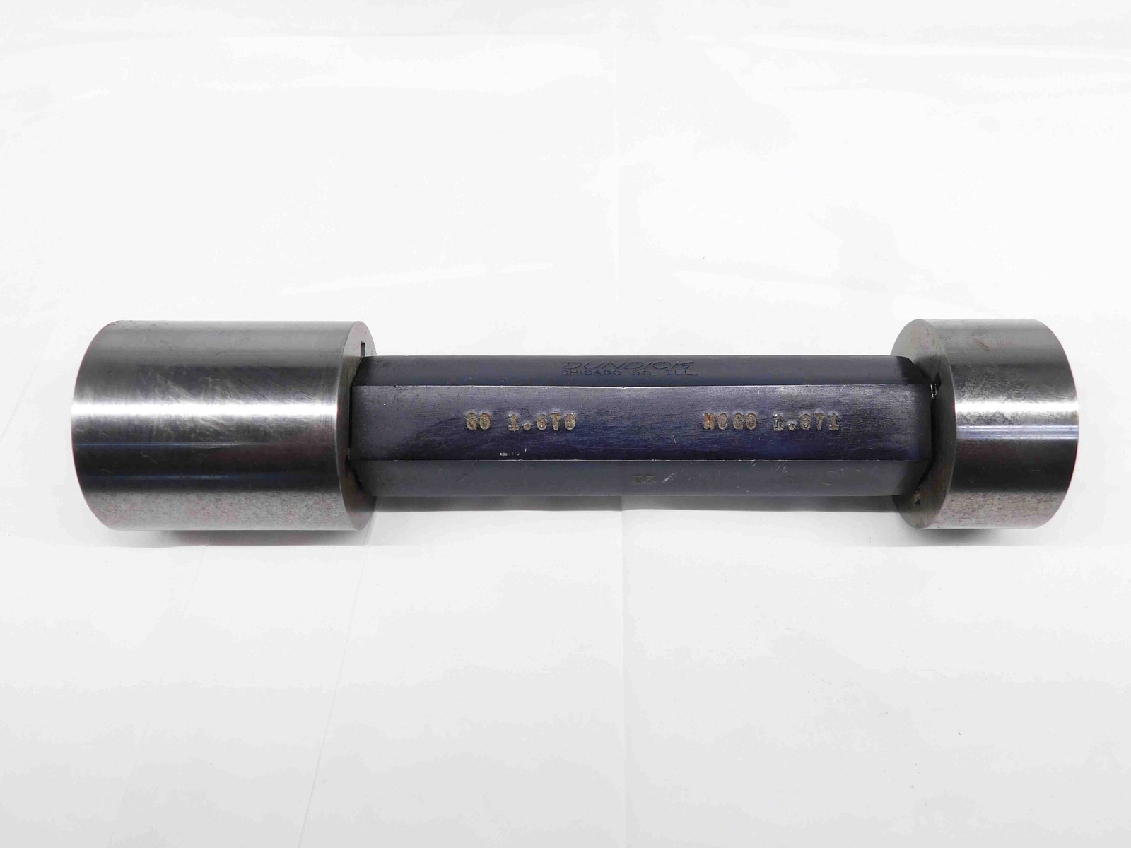 1.6700 & 1.6710 CL XX PIN PLUG GAGE GO NO GO 1.6719 1 43/64 42.418 1.670 1.671