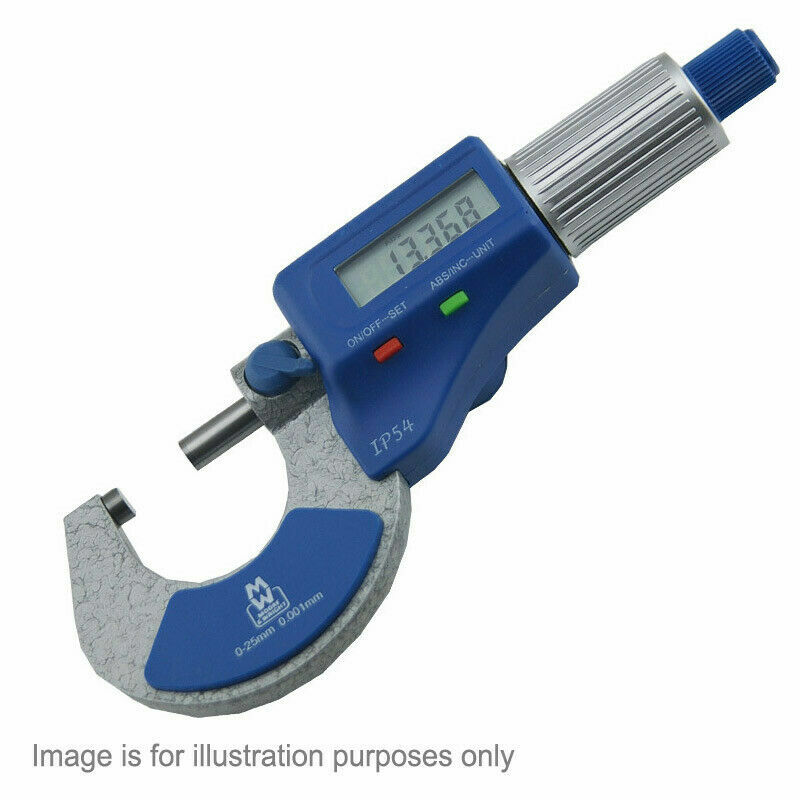 M&W Moore & Wright 2″-3″ 50mm – 75mm Digital Electronic Micrometer 200-03DDL