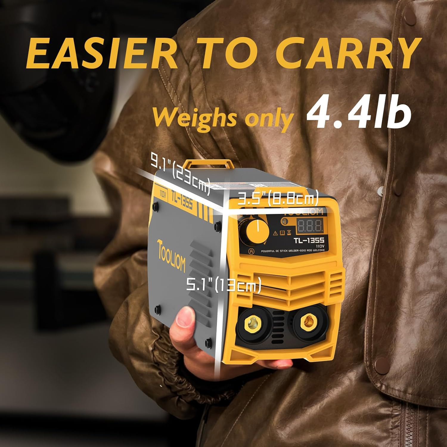 135A 110V Mini Stick Welder MMA ARC Welder Machine DC Inverter Welder with Digit