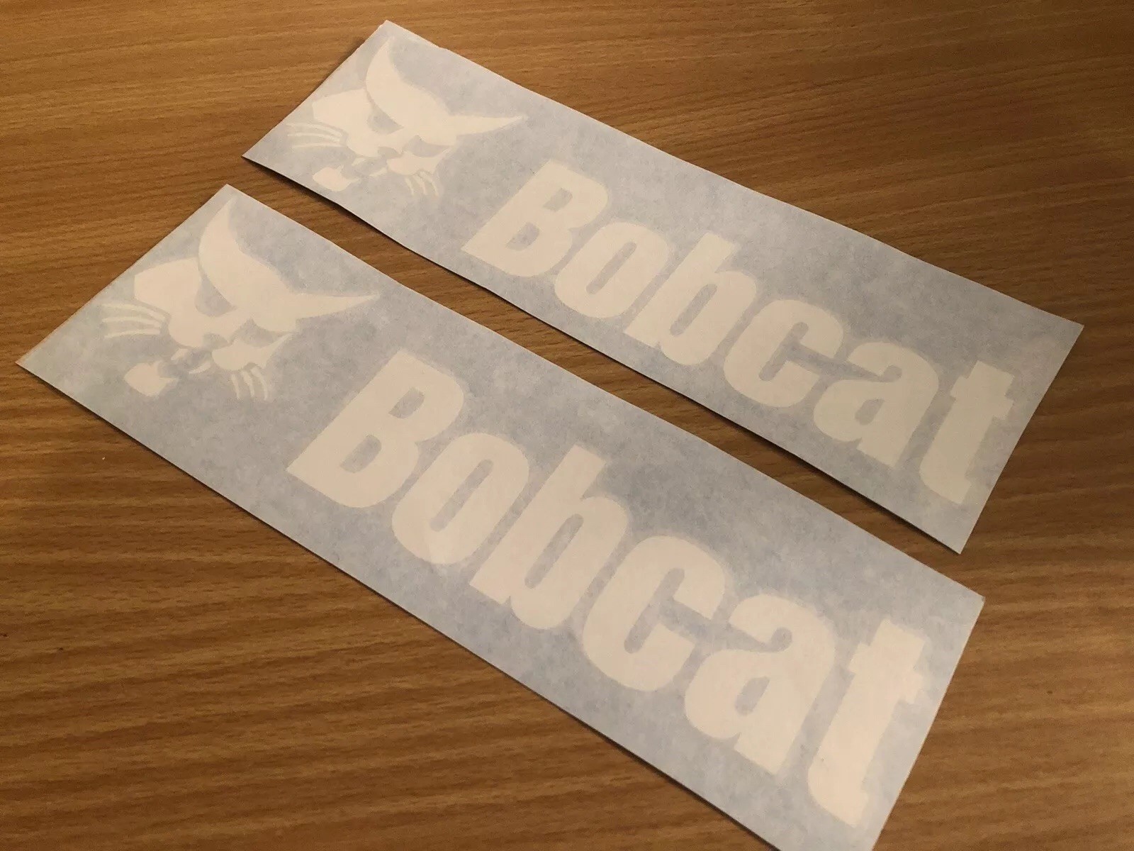 Bobcat Skid Steer 9” Decal Sticker Vinyl (set Of 2) – White