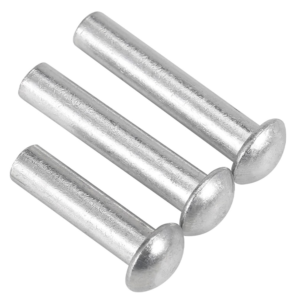 Solid Aluminium Dome Head Round Rivets DIN 660 2mm 2.5mm 3mm 4mm 5mm 6mm 8mm