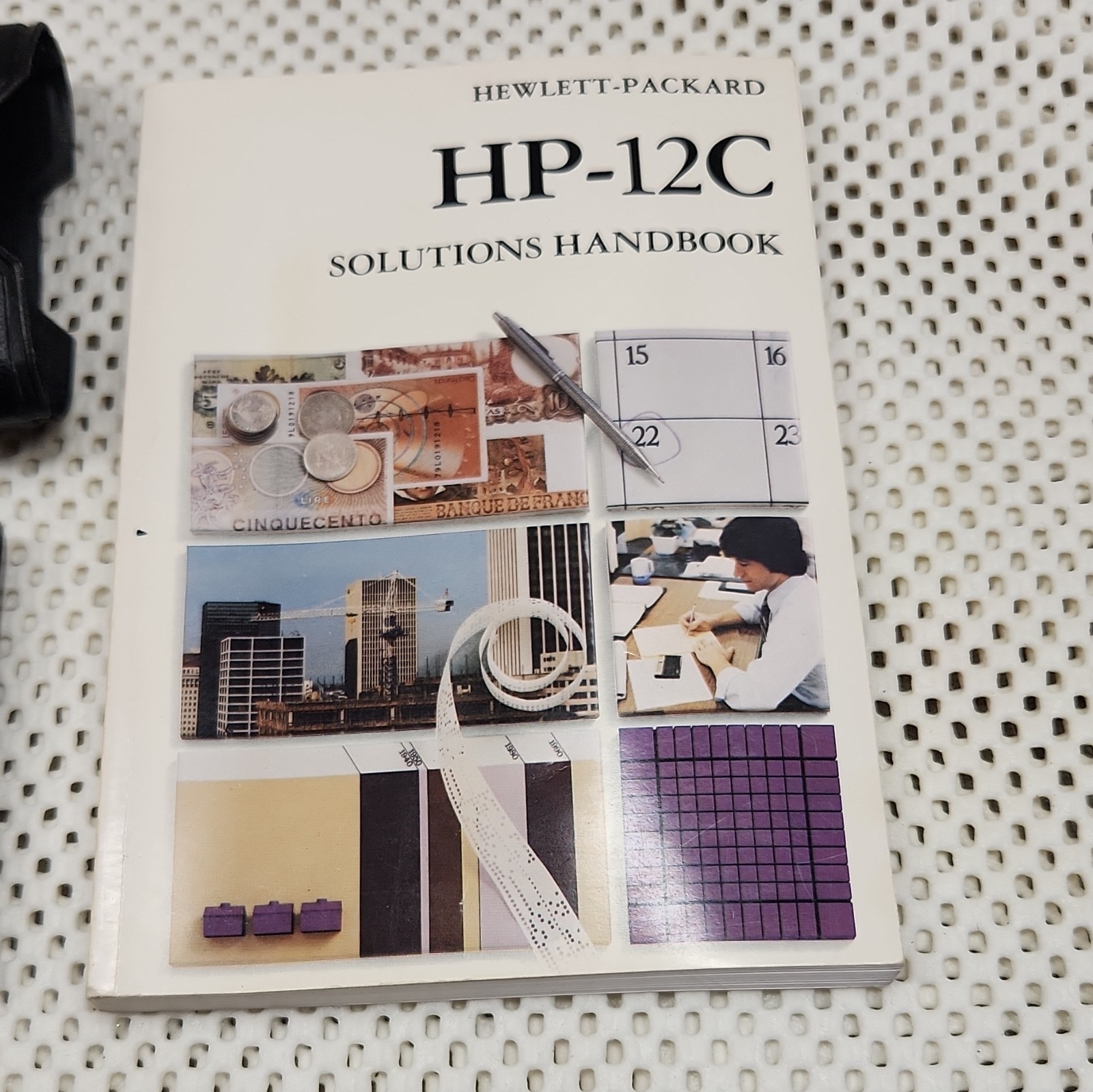 Title (80 char max): Vintage HP 12C Financial Calculator USA Made 1980s w/ Case