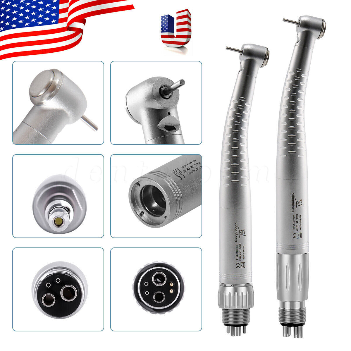 Dental Fiber Optic LED High Speed Handpiece Kavo GENTLE Silence LUX