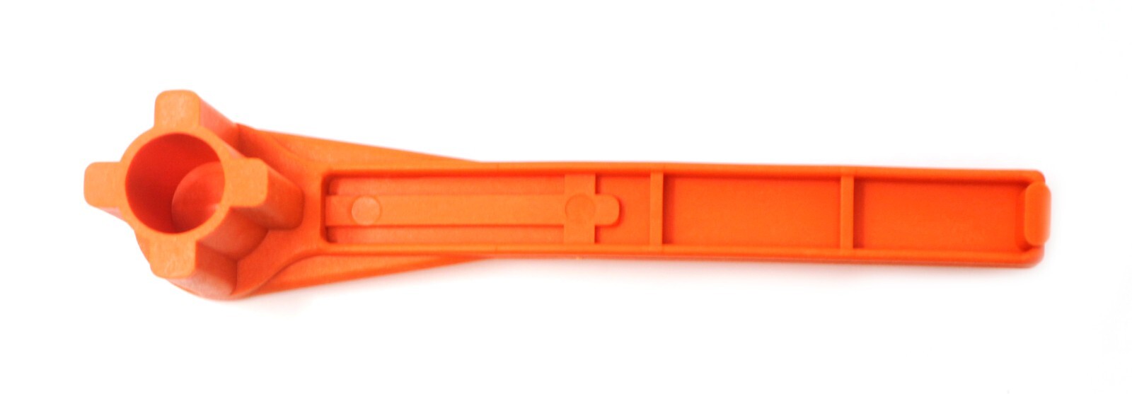 Orange 4-IN-1 Bung Drum Wrench 55-30-15 Gallon Water Barrel Nut Cap Plug