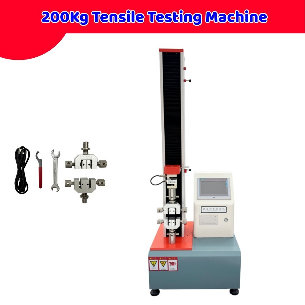 Digital Microcomputer Tensile Strength Tester 2000N Force Gauge with LCD Display