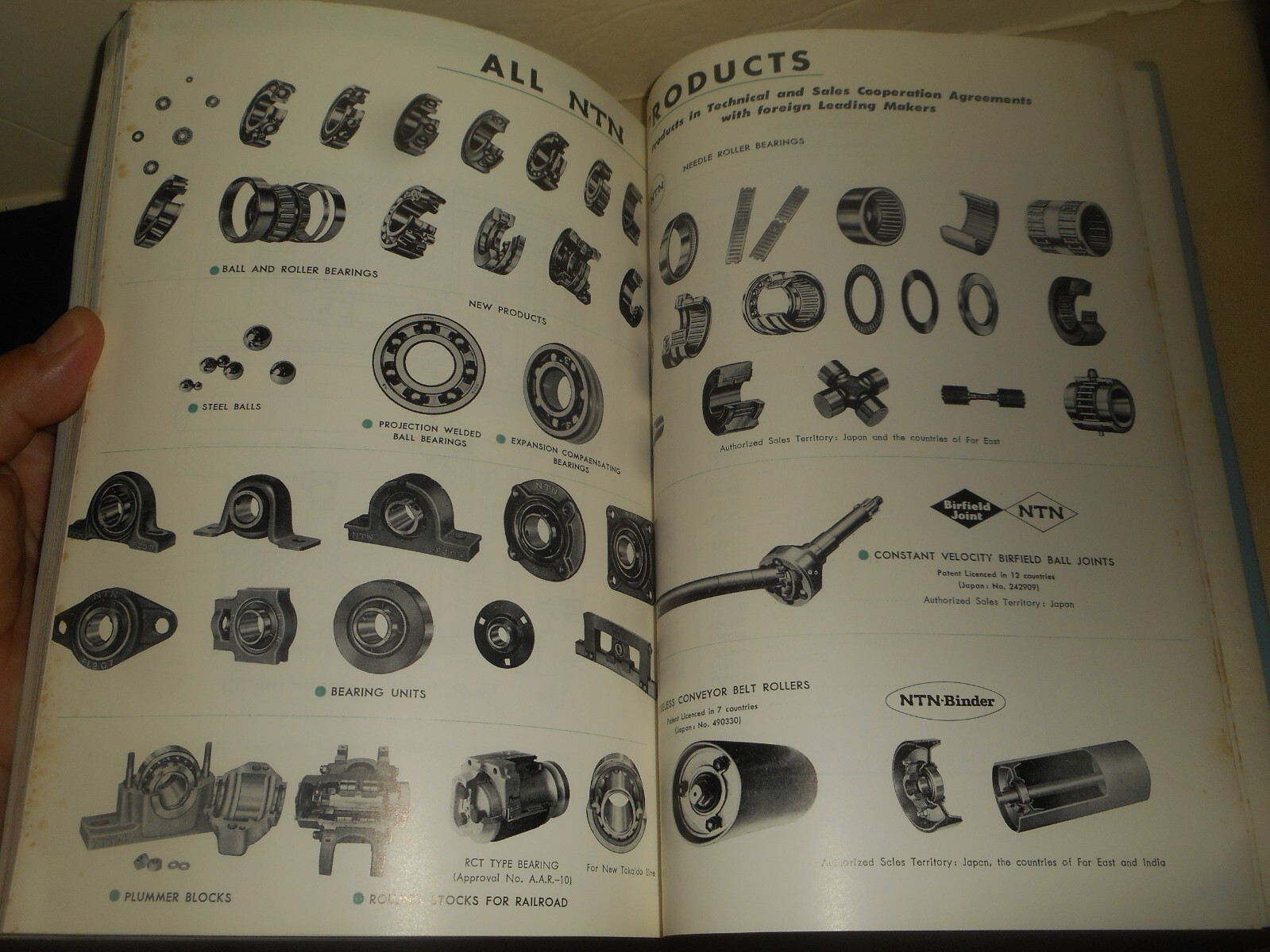 NTN Ball & Roller Bearings Catalog 230B Technical Data TOYO Bearing Mfg Co JAPAN