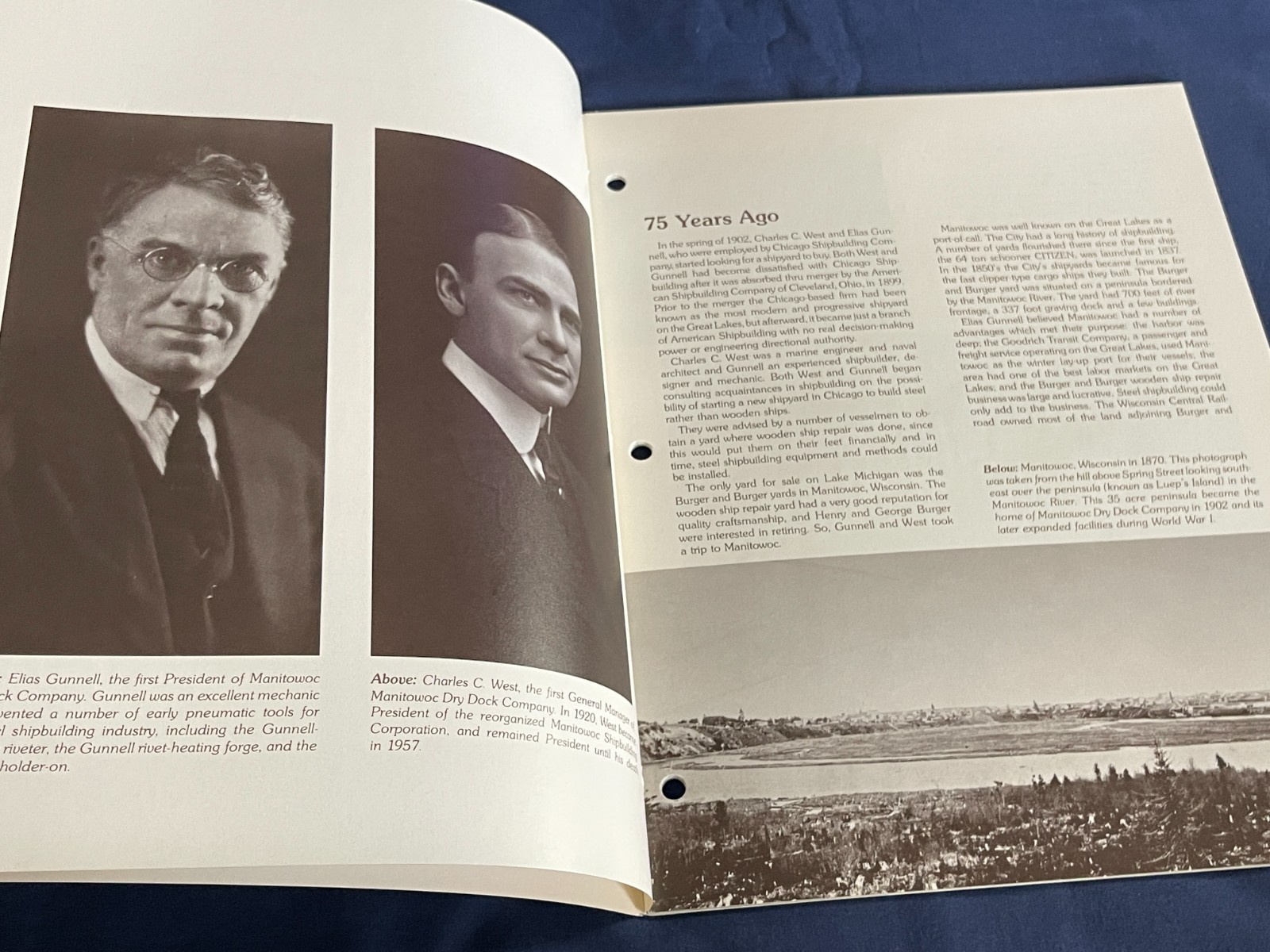 The Manitowoc Company 75 Years Booklet Brochure Dealer Sales Pamphlet