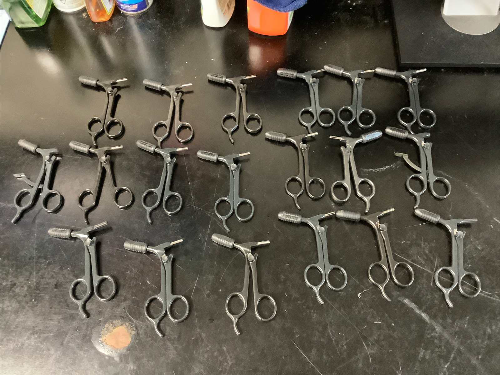 Lot of 19 Aesculap Laparoscopic Grasper Handle Monopolar