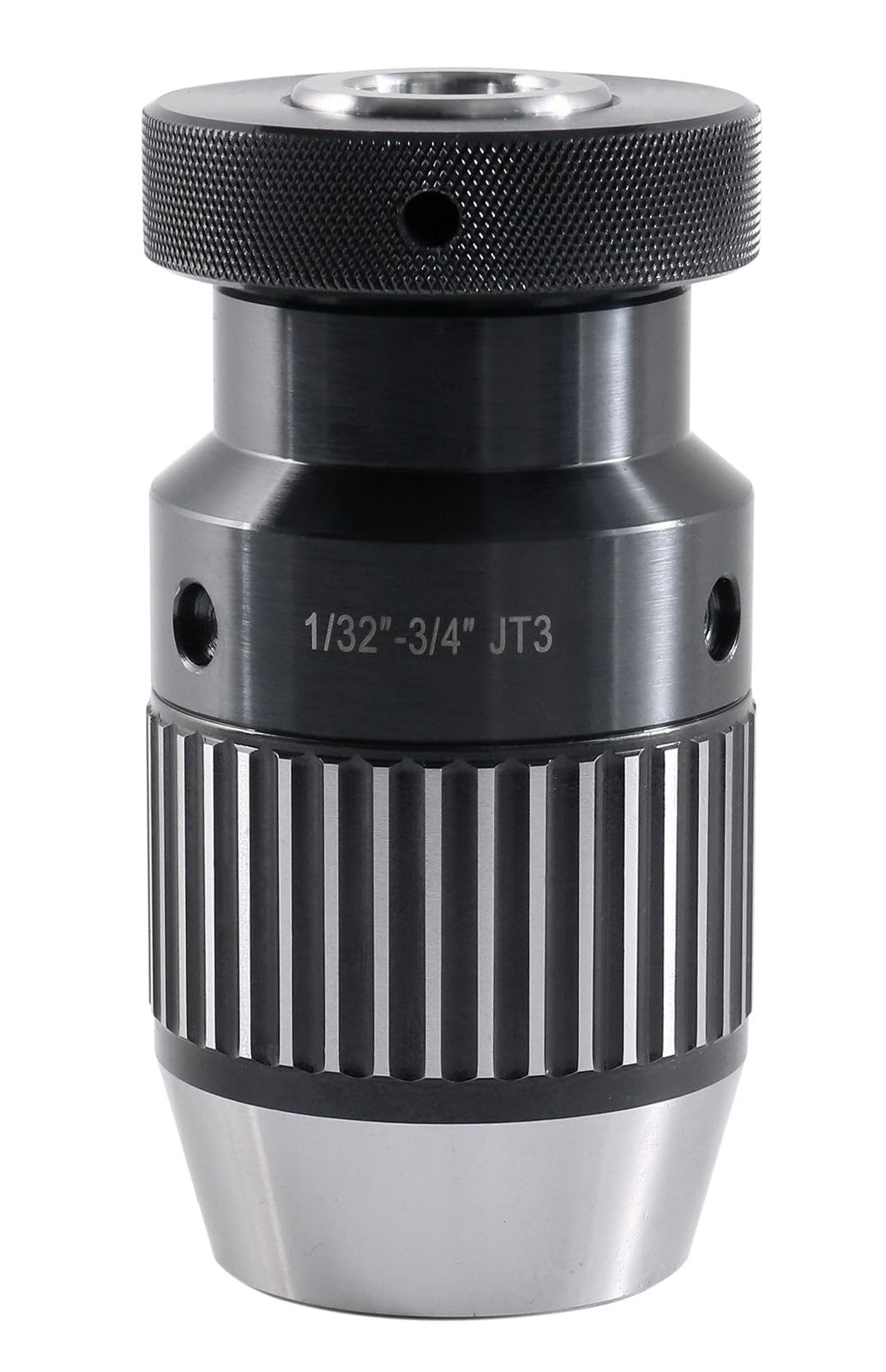 Accusize Industrial Tools Precision Keyless Drill Chuck, 1/32″-3/4″, 3JT