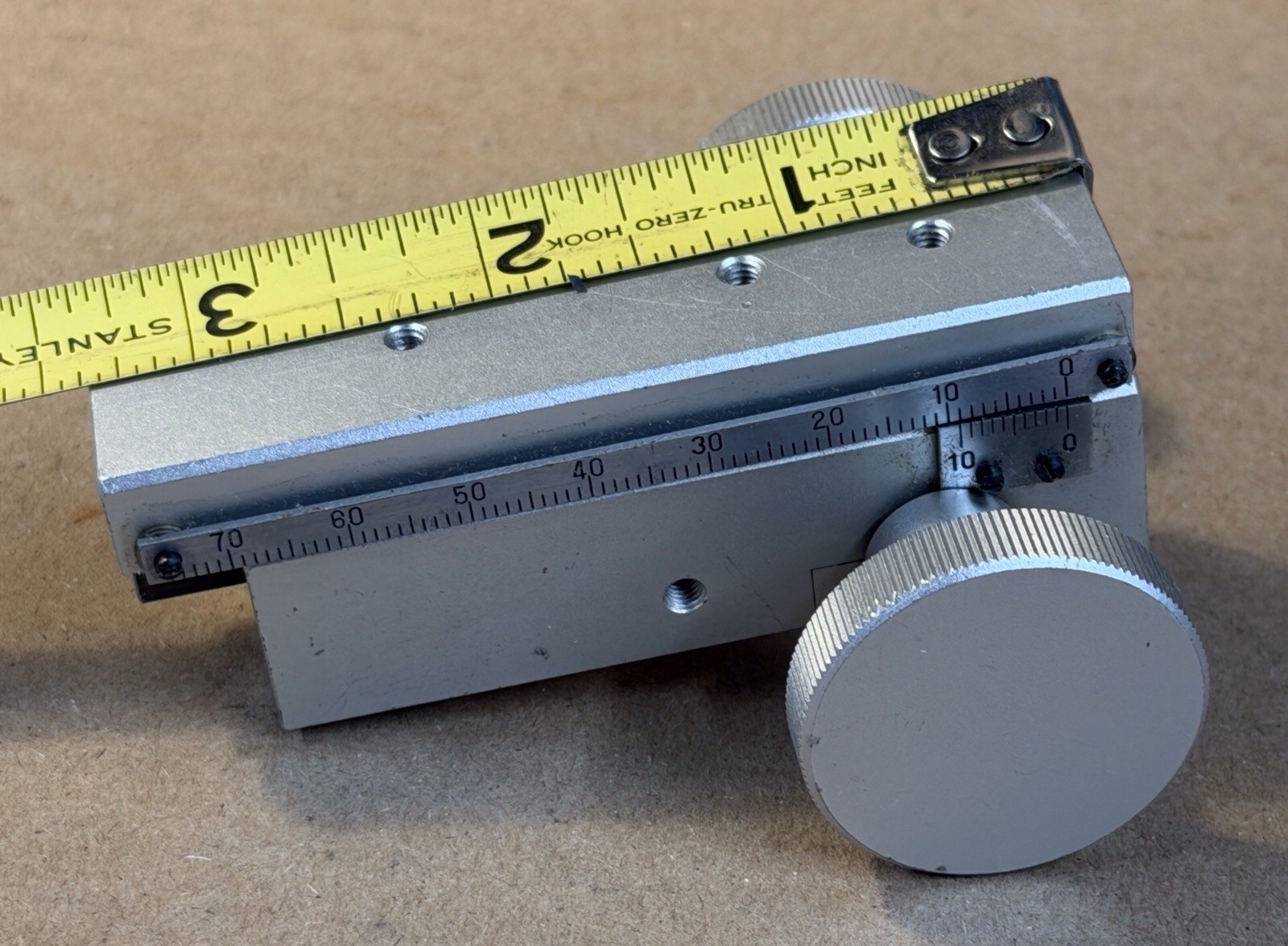 Precision Slide Mechanism -57mm Travel, Small Single Axis Movement