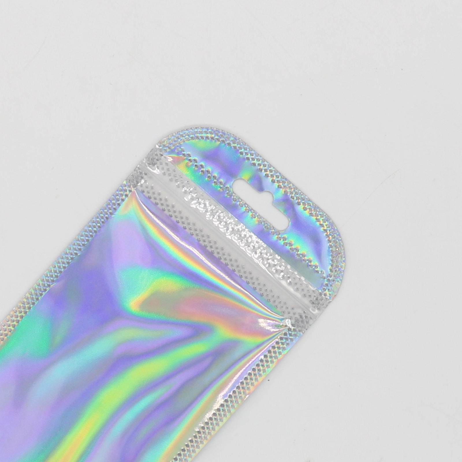 Pack of 100 Clear & Holographic Stationary Beauty Packaging Supply Mylar Bags