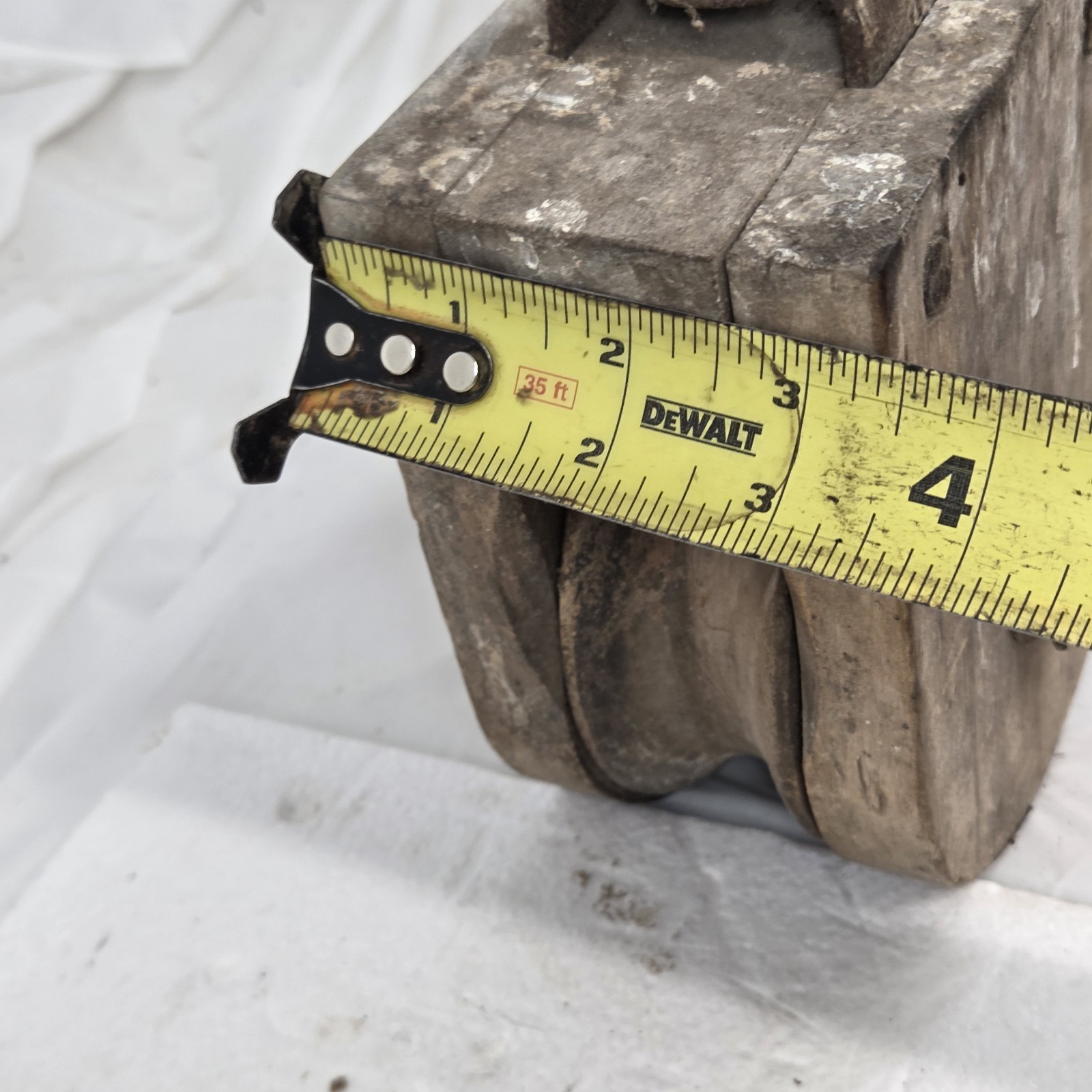 Lot 3 Vintage Wood Pulley Blocks Rustic Barn Farmhouse Industrial Decor Art