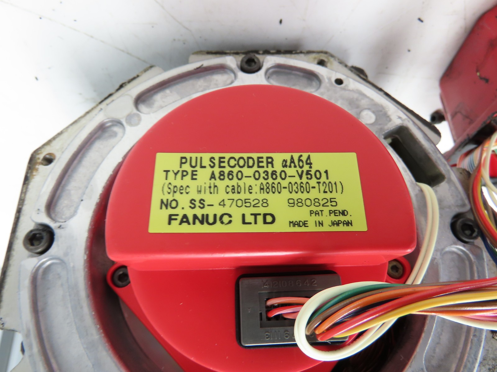 Fanuc A06B-0158-B075 a40/2000 AC Servo Motor 7.3kW 25A 2000 RPM 184V 3PH