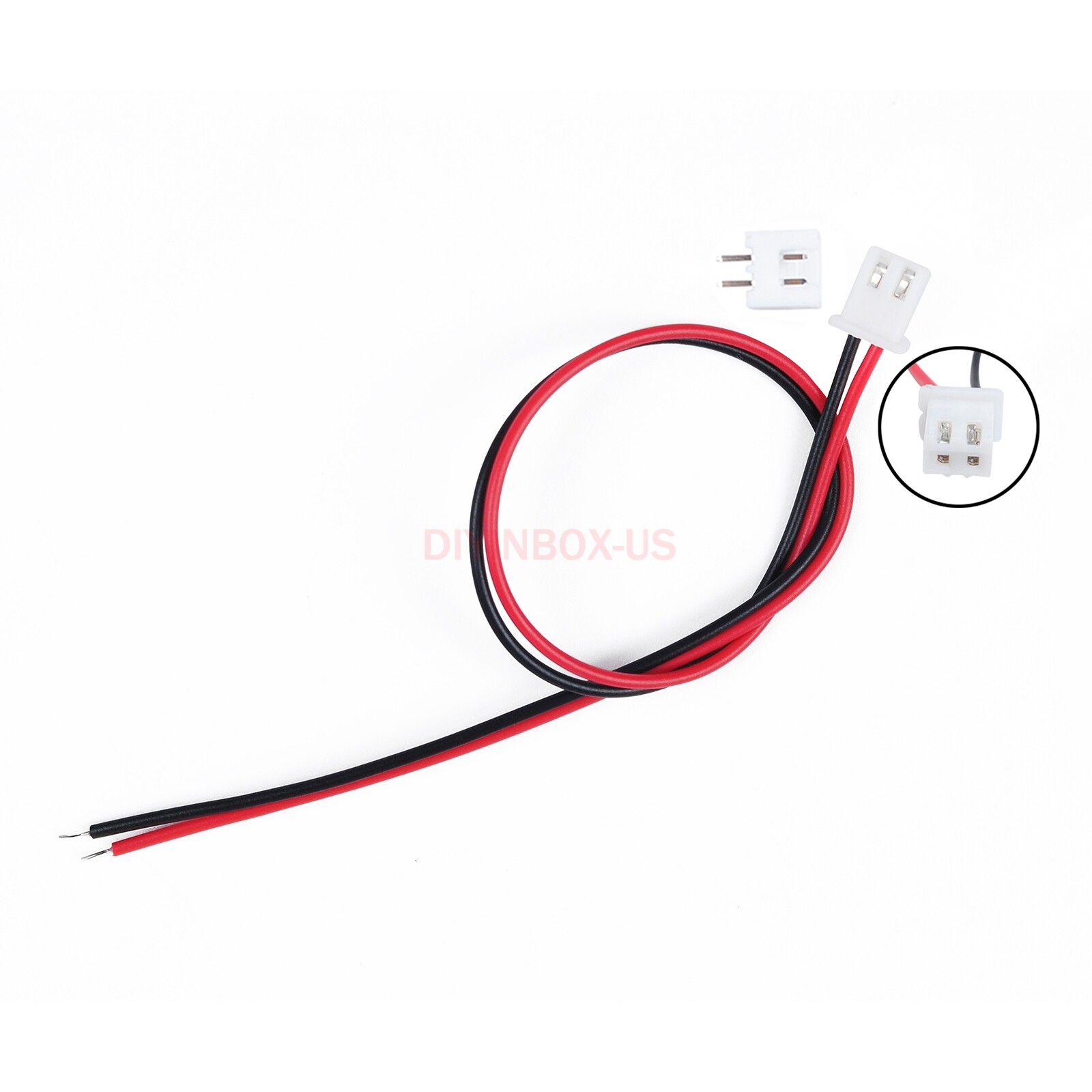JST XH2.54mm 2 Pin Singleheaded Wire Cable Connector Set Male Female PCB USA!