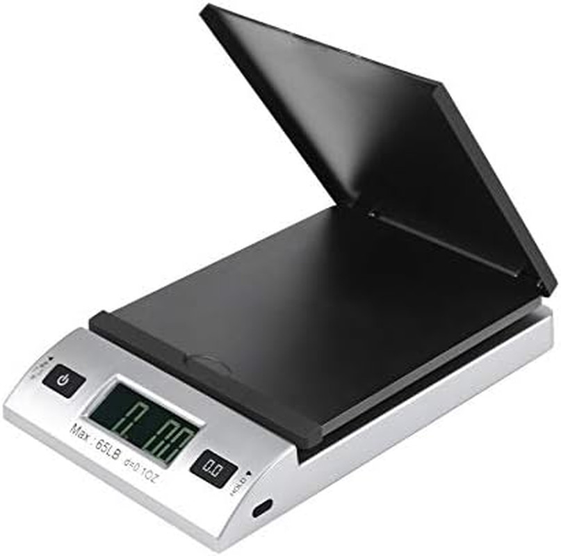 A-CK65BS 65Lbx0.1Oz Digital Shipping Postal Scale with Batteries and AC Adapter,