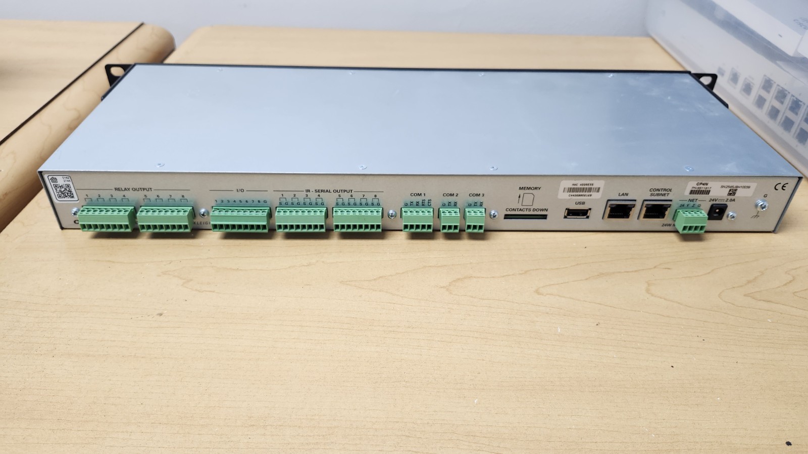 Crestron CP4N 4-Series Control Rackmount Processor USB Port Ethernet (LAN)