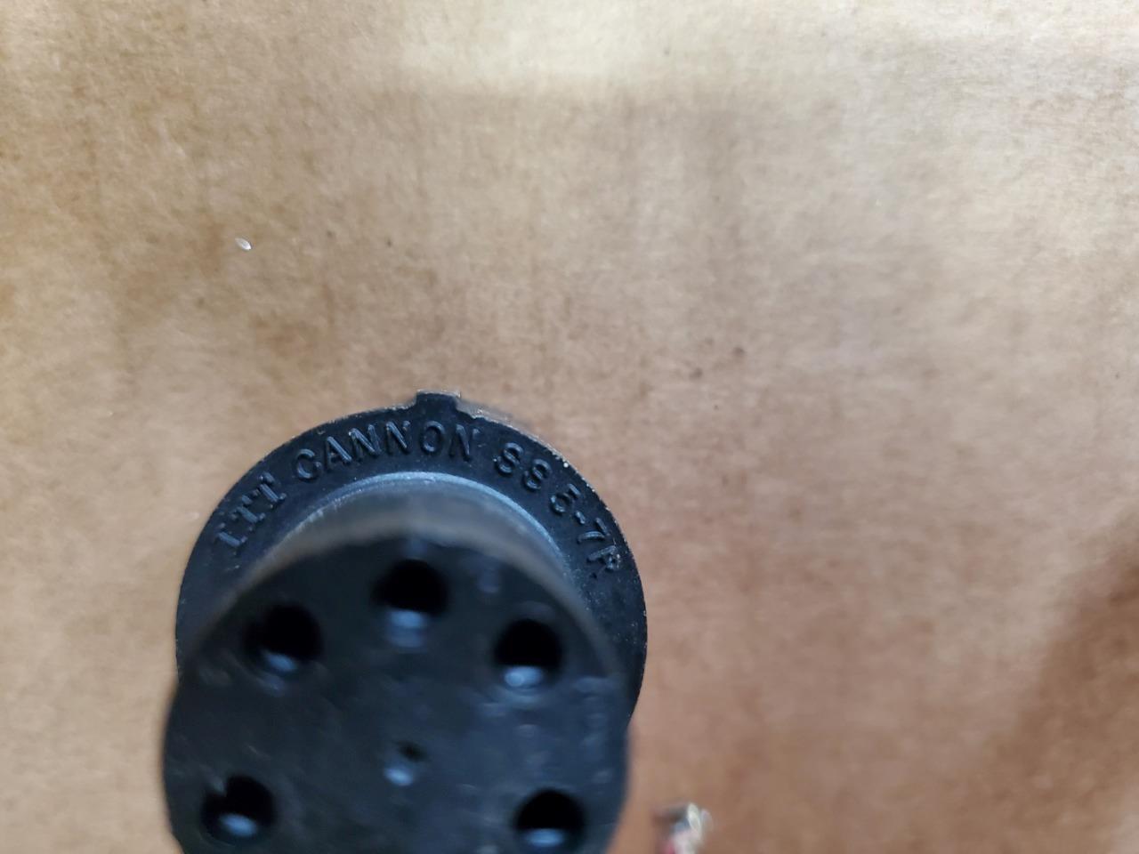 ITT CANNON Sure Seal Male/Female Connector & pins SS5-7R SS5-7P plug *5 contacts