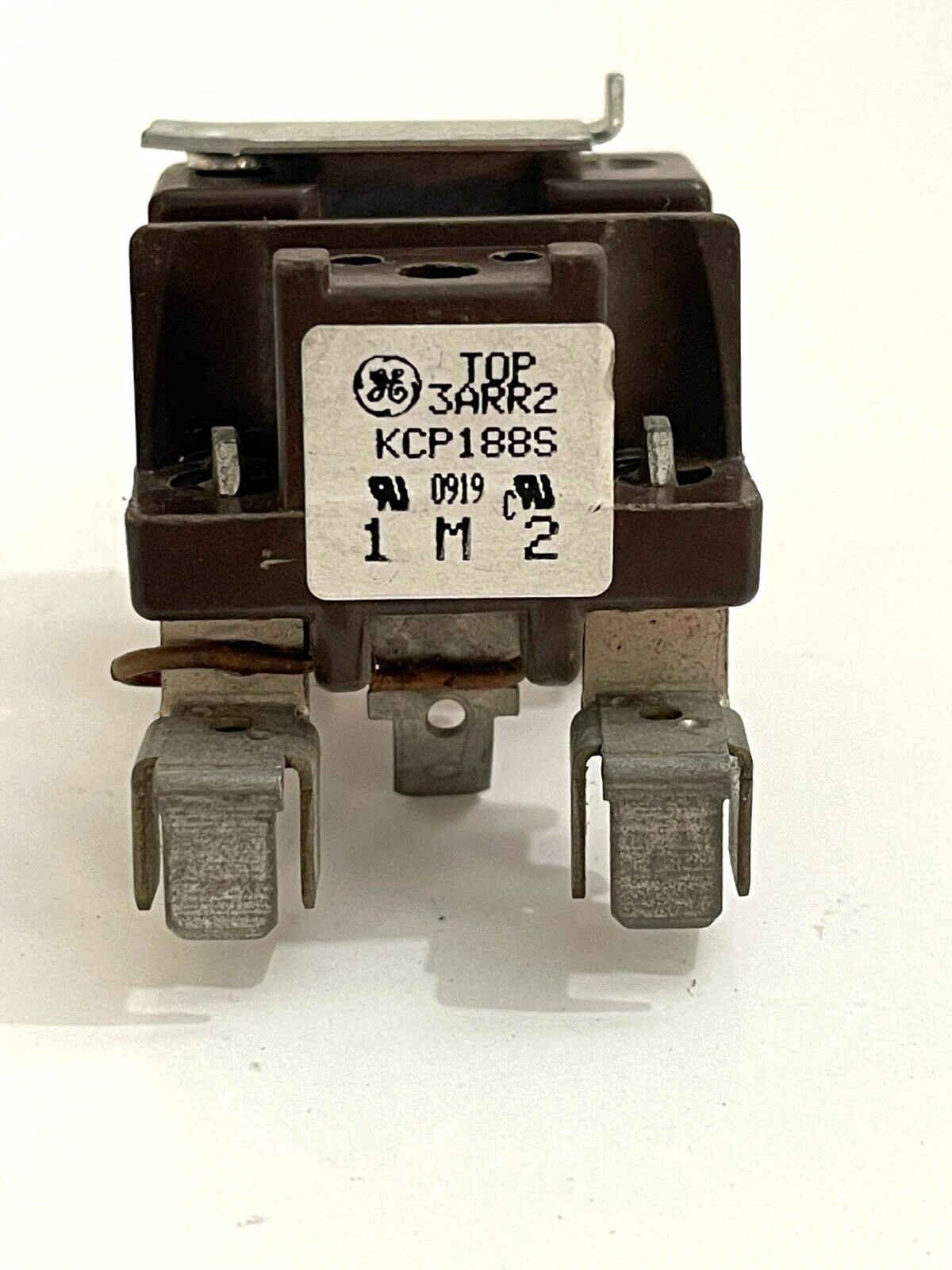 GE GENERAL ELECTRIC TOP 3ARR2 0919 Starting Relay KCP188S 1 M 2