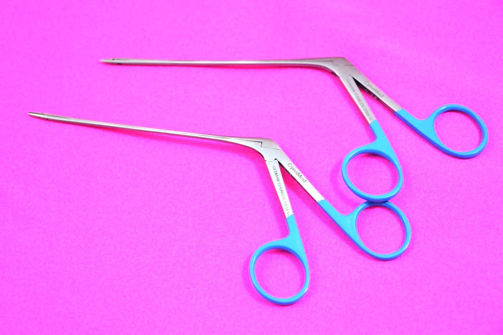 4 GERMAN STAINLESS HARTMAN MICRO ALLIGATOR FORCEPS 5.5″ SERRATED ENT INSTRUMENTS
