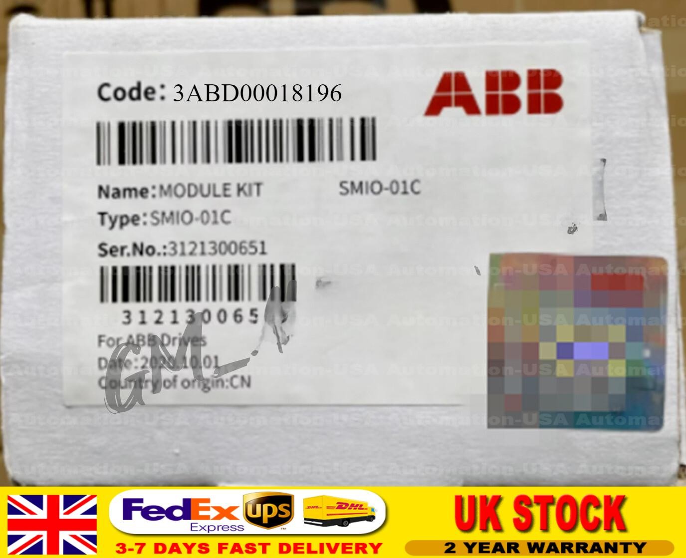 SMIO-01C ABB Inverter IO CPU ACS550 Control Board Interface Board No Keypad