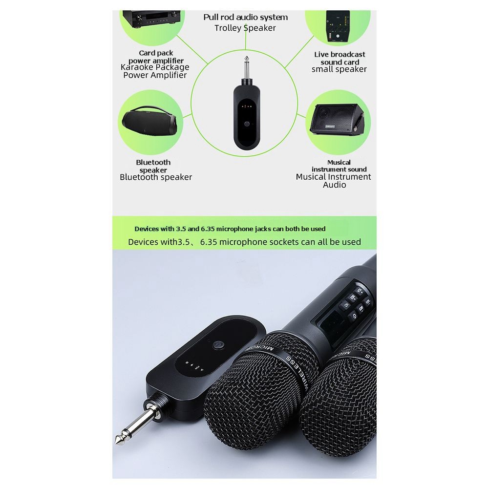 Universal Wireless Microphone System for One To Devices for Home – un5141