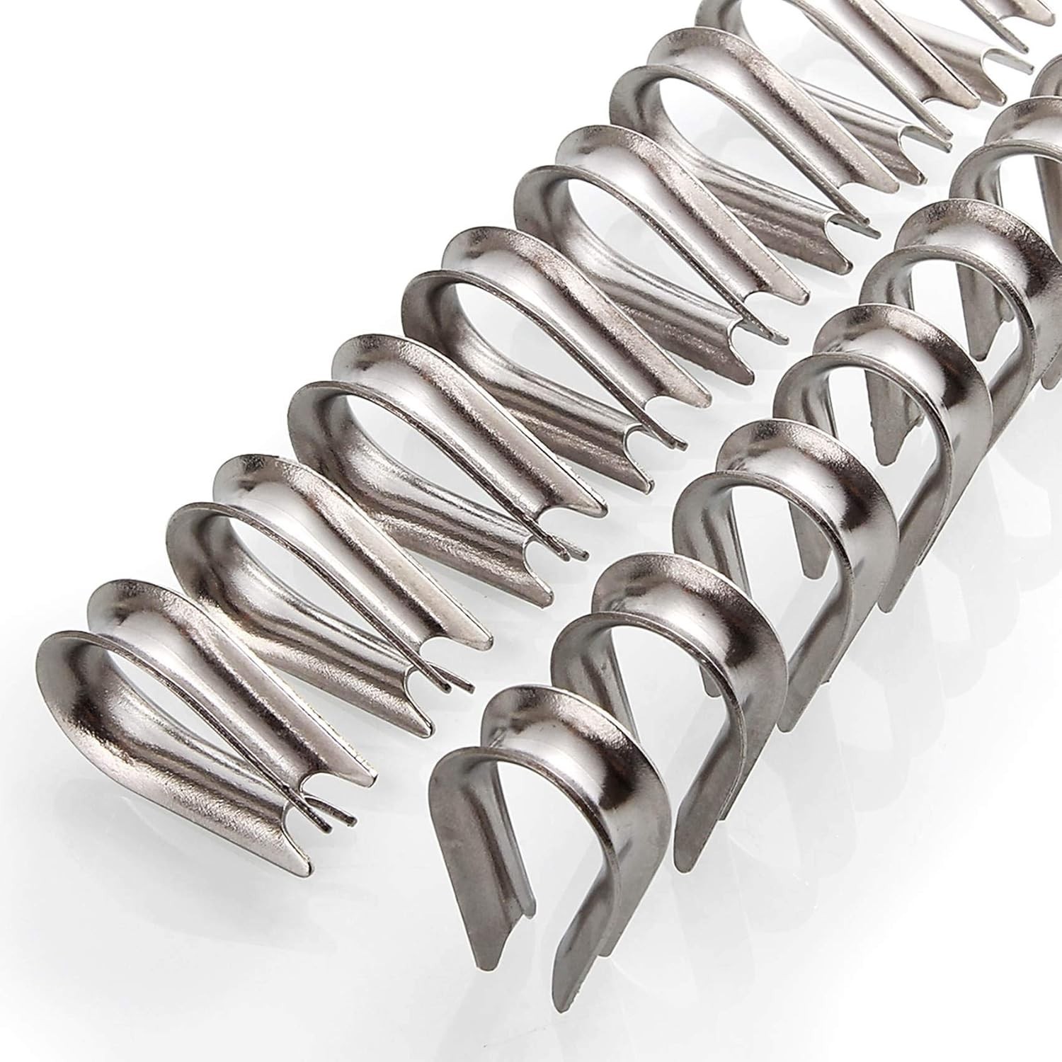 50Pcs Stainless Steel Thimble for 3/16 Steel Wire Rope Cable, M5 Rope Thimble…
