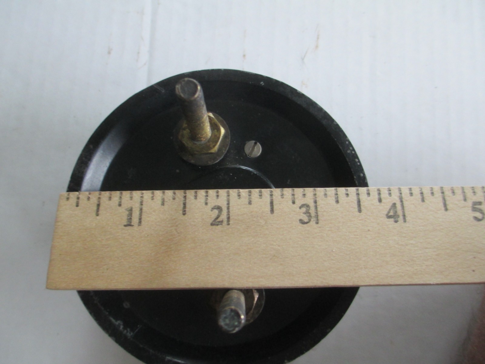 JEWELL Electrical Pattern No. 34 Ammeter 40 Amps Vintage Panel Meter B45