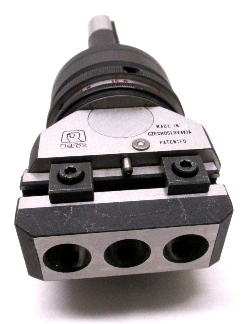 PRISTINE! NAREX 5/8″ UNIVERSAL BORING & FACING HEAD w/ R8 SHANK – #Vhu 1-3/8″