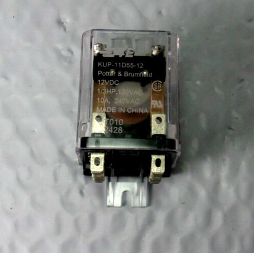 TE POTTER & BRUMFIELD KUP-11D55-12 Power Relay, 12VDC 1/3 HP -120VAC 10A 240 VAC