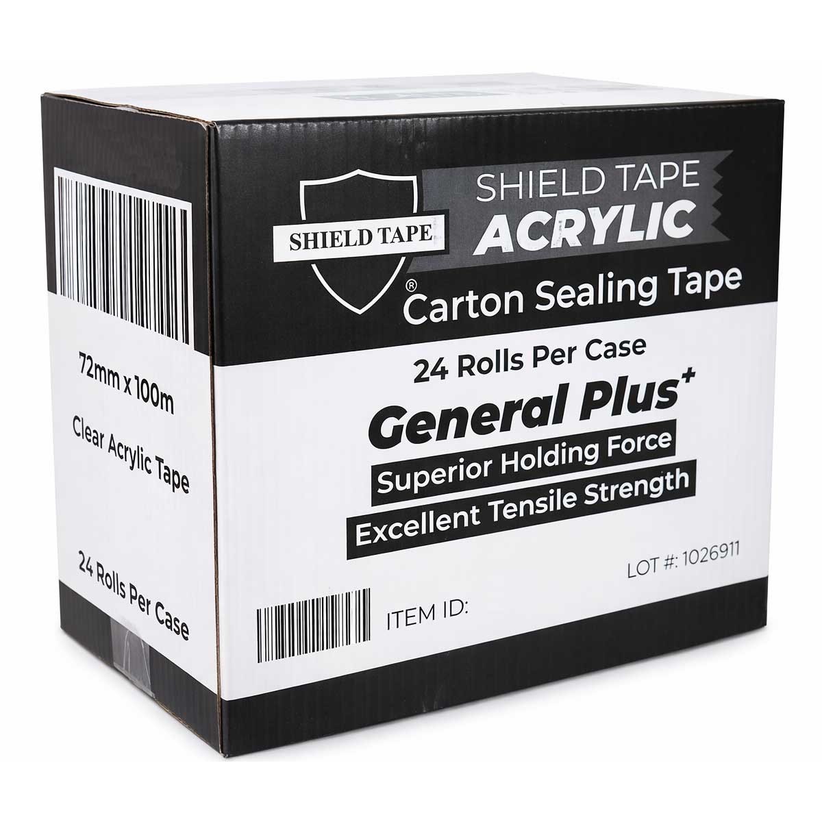 3″ 1.75MIL 55Y, 1CS/24ROLLS ECONOMICAL GENERAL PLUS PACKAGING TAPE MEDIUM DUTY
