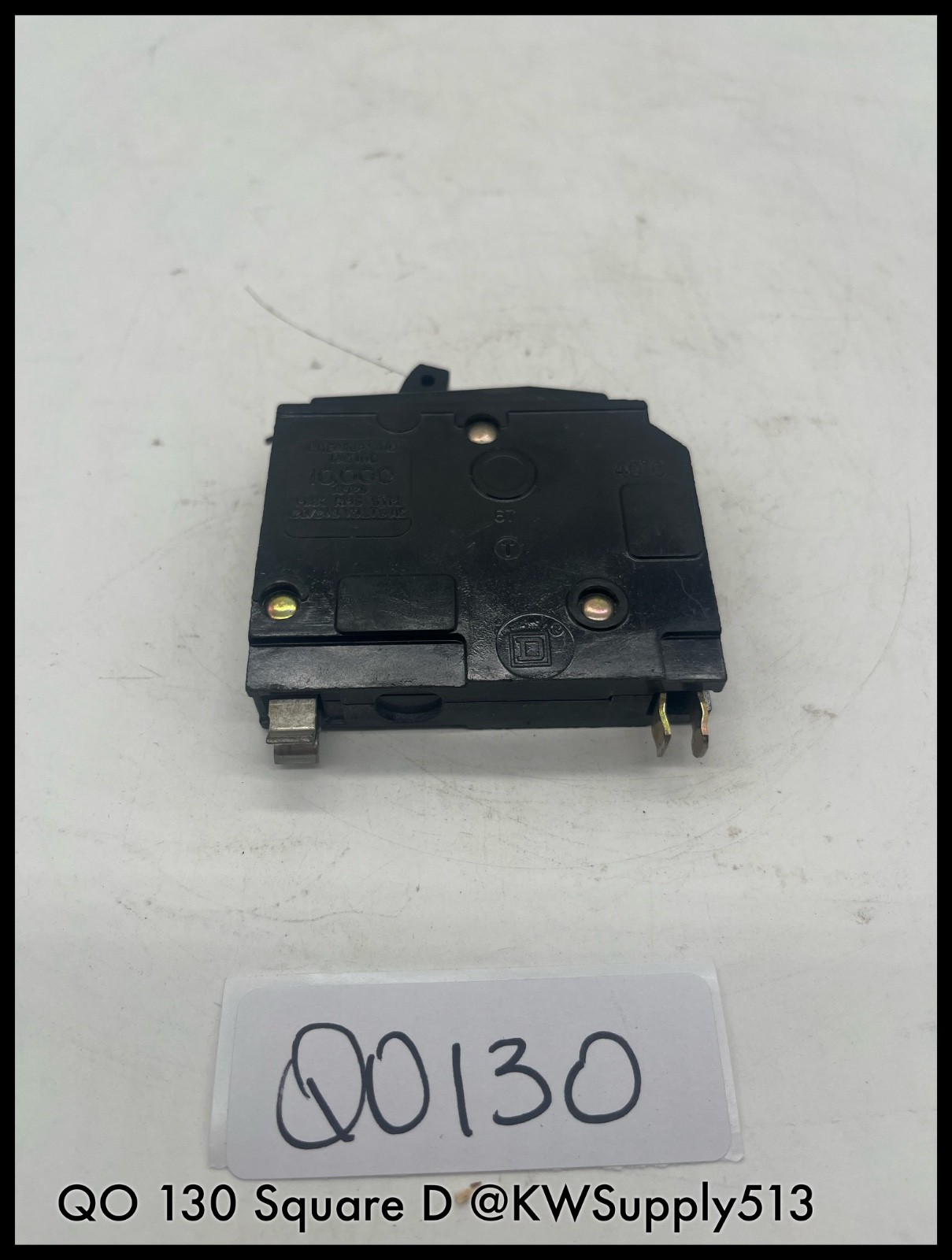 QO130~Square D QO130 30A 1P 120V 10KA Mini Circuit Breaker -Used