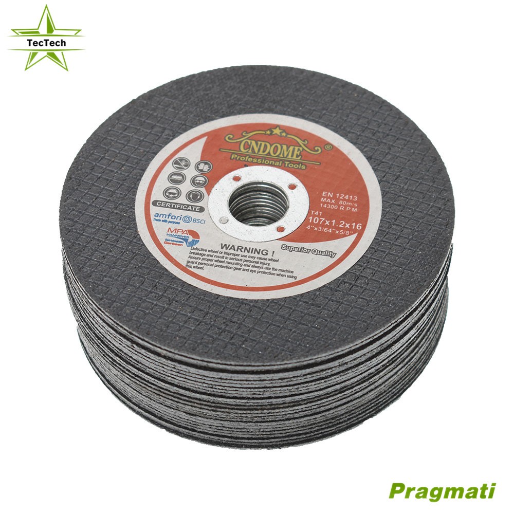 50 Pcs 4″×.040″×5/8″ Cut off Wheel – Metal & Stainless Steel Thin Cutting Discs