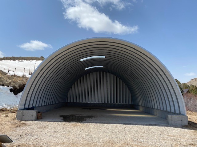 21x20x10 DuroSPAN Steel Arch Building Kit Clear Span Open End DIY Barn
