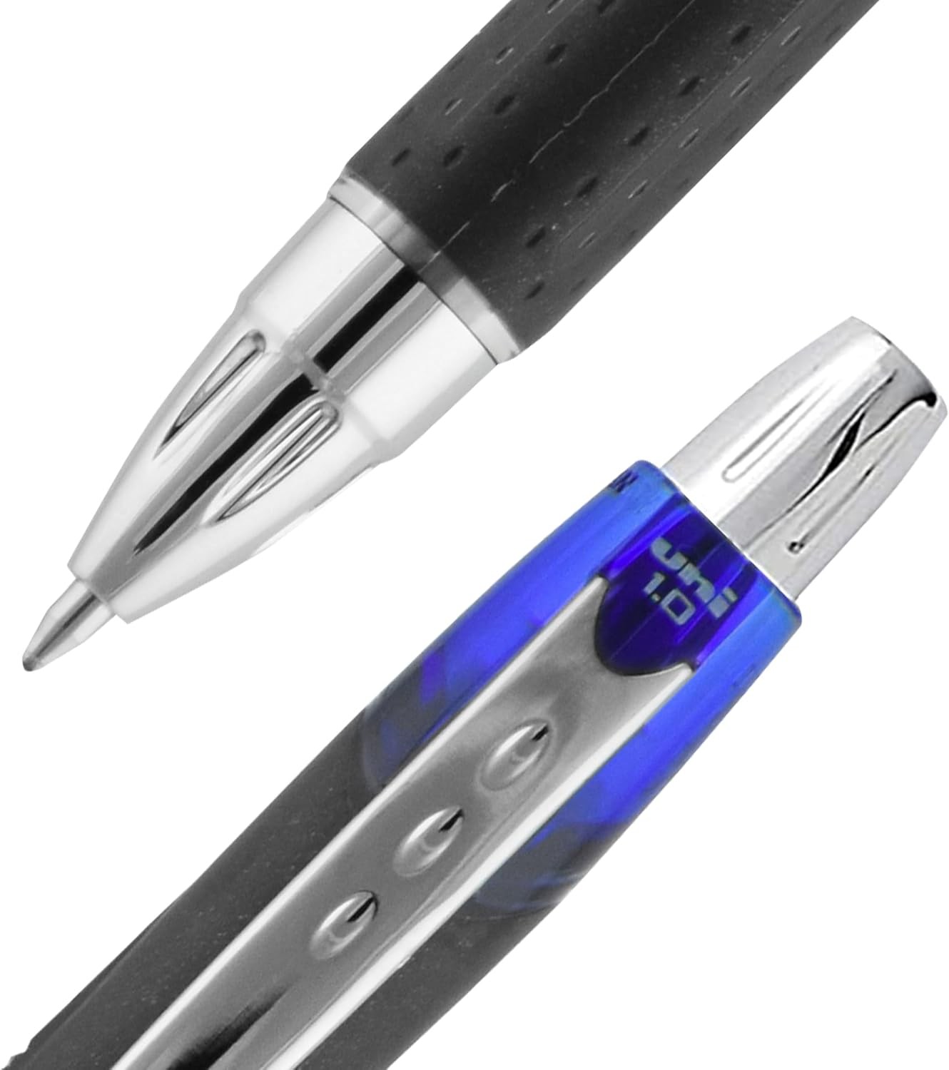 uniball Jetstream RT Retractable Ballpoint Pen, Medium Point (1.0mm), Blue, 12