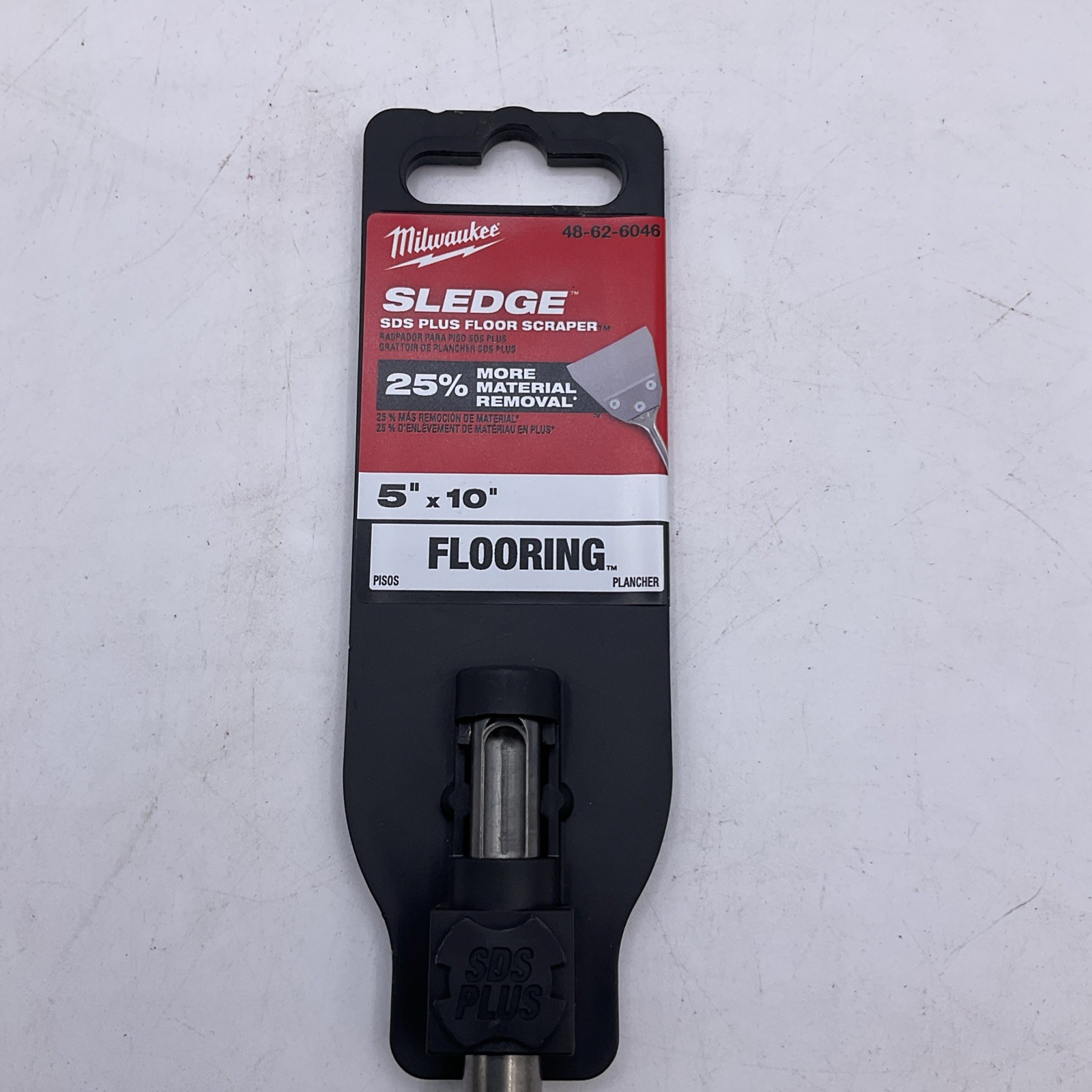 Milwaukee 48-62-6046 SDS Plus SLEDGE 5″ X 10″ Floor Scraper – NEW