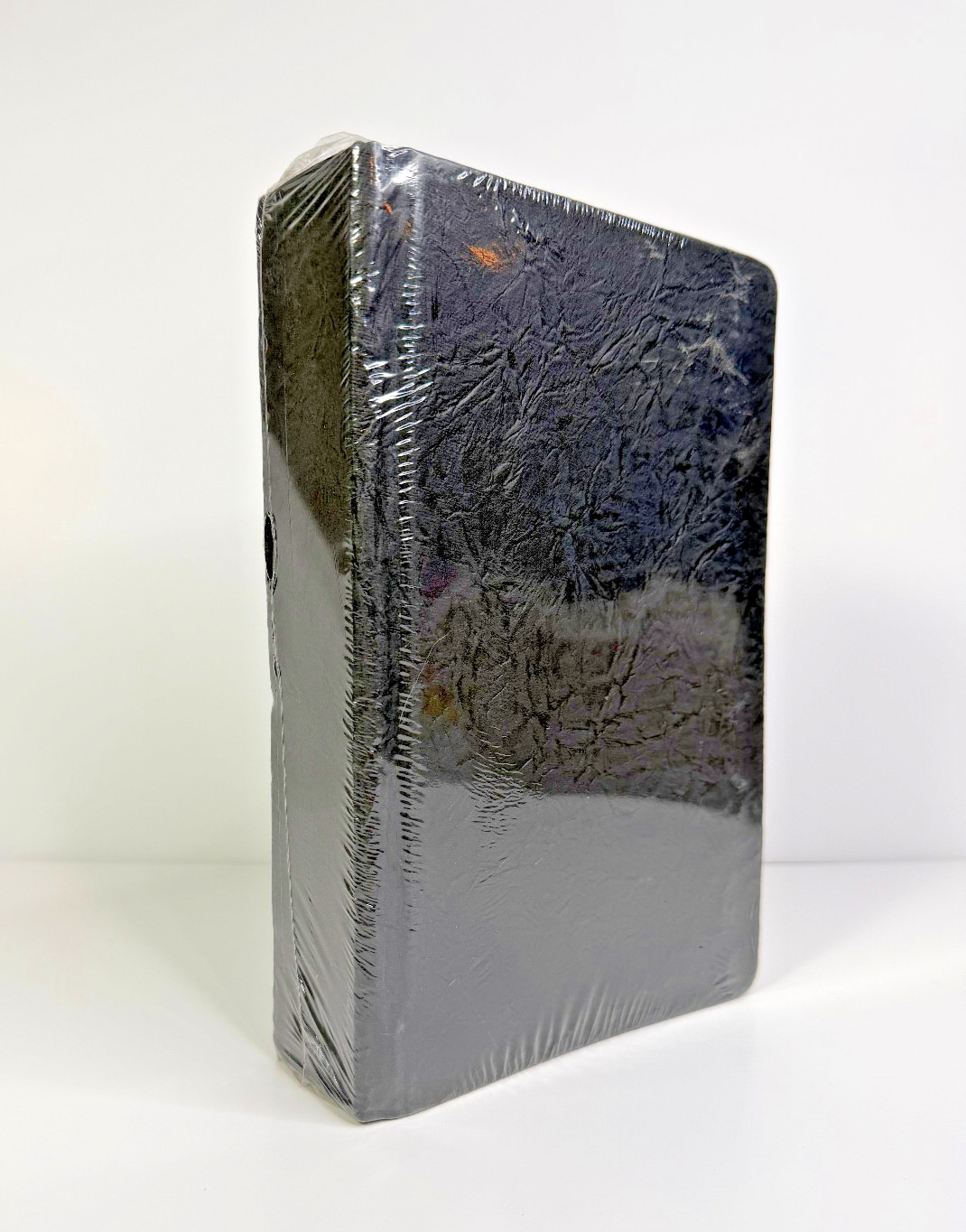 Handmade Blank Journal Deckle-Edge Cotton Pages / Black Hardback Made in India