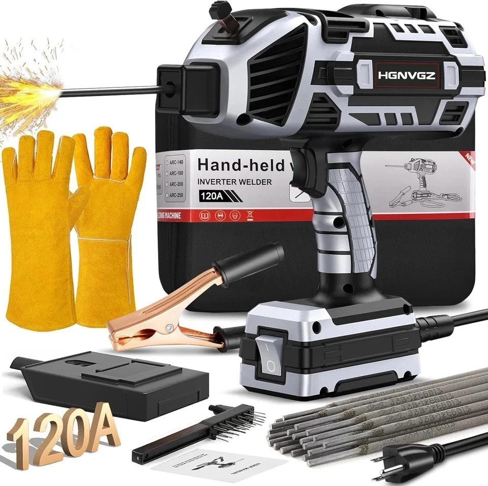Saker Portable Electric Welding Machine,110V Portable Welder Handheld with IG