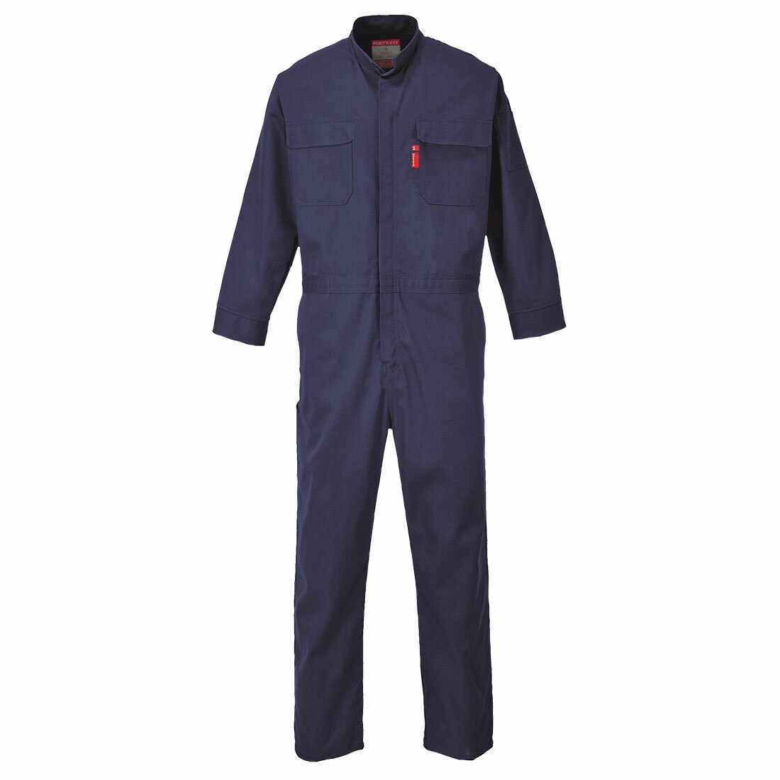 Portwest UFR88 Bizflame 88/12 FR Safety Work Navy Zip Front Coverall ASTM NFPA