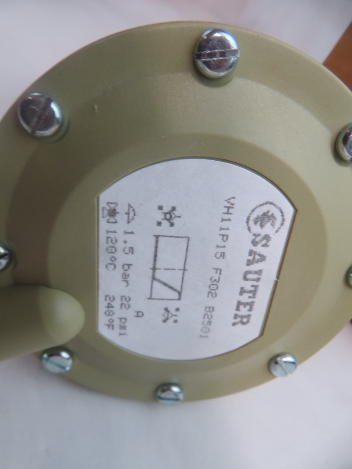 SAUTER VH11P15 F302 22 PSI
