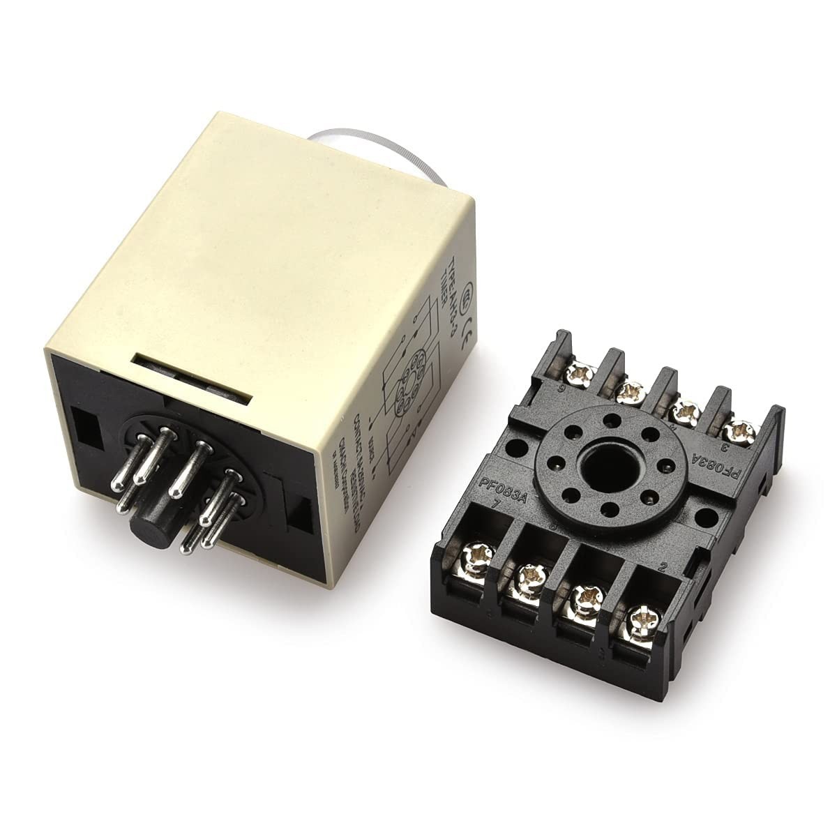 AC 220V 60Min Solid State Time Delay Relay with Socket