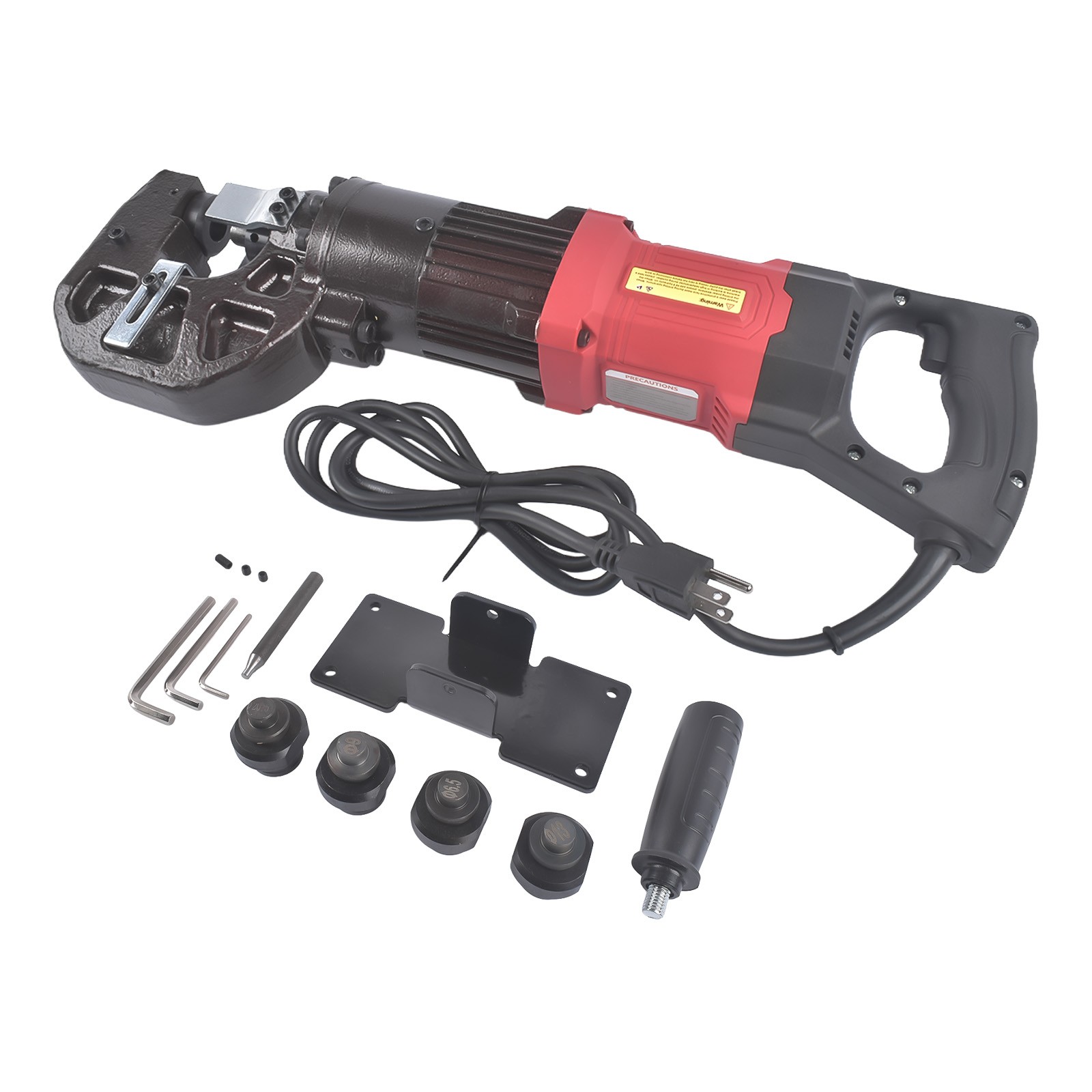 110V Electric Hydraulic Hole Puncher MHP20 22 Ton Punching Tool for Steel Copper