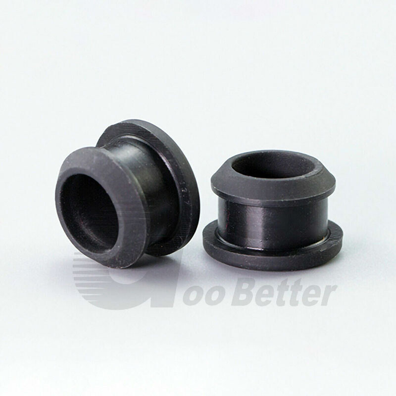 Snap-on Hole Plug Black Silicone Rubber Blanking Seal Plugs 2.5mm-50.6mm