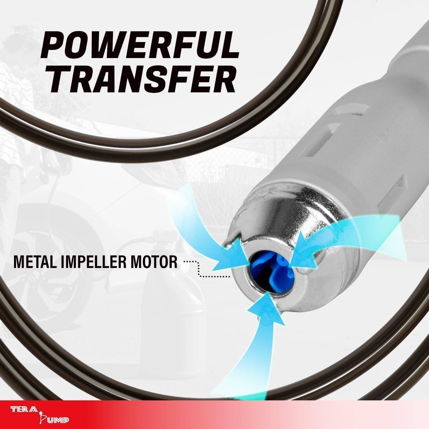 TERA PUMP TRFA03-XL – Battery Powered Fuel Transfer Pump with Power Nozzle,…