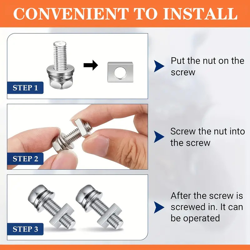 132pcs Stainless Steel Bolt & Nut Kit, M5, M6, M8 Metric Hex Screws 14 Sizes