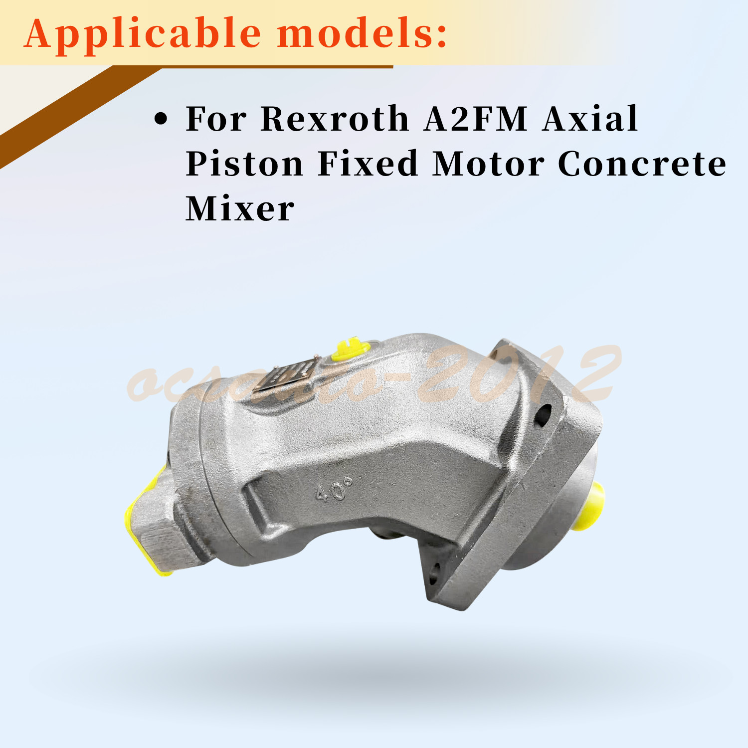 Piston Motor Pump A2FM63/61W-VAB010 For Rexroth A2FM Axial Piston Fixed Motor