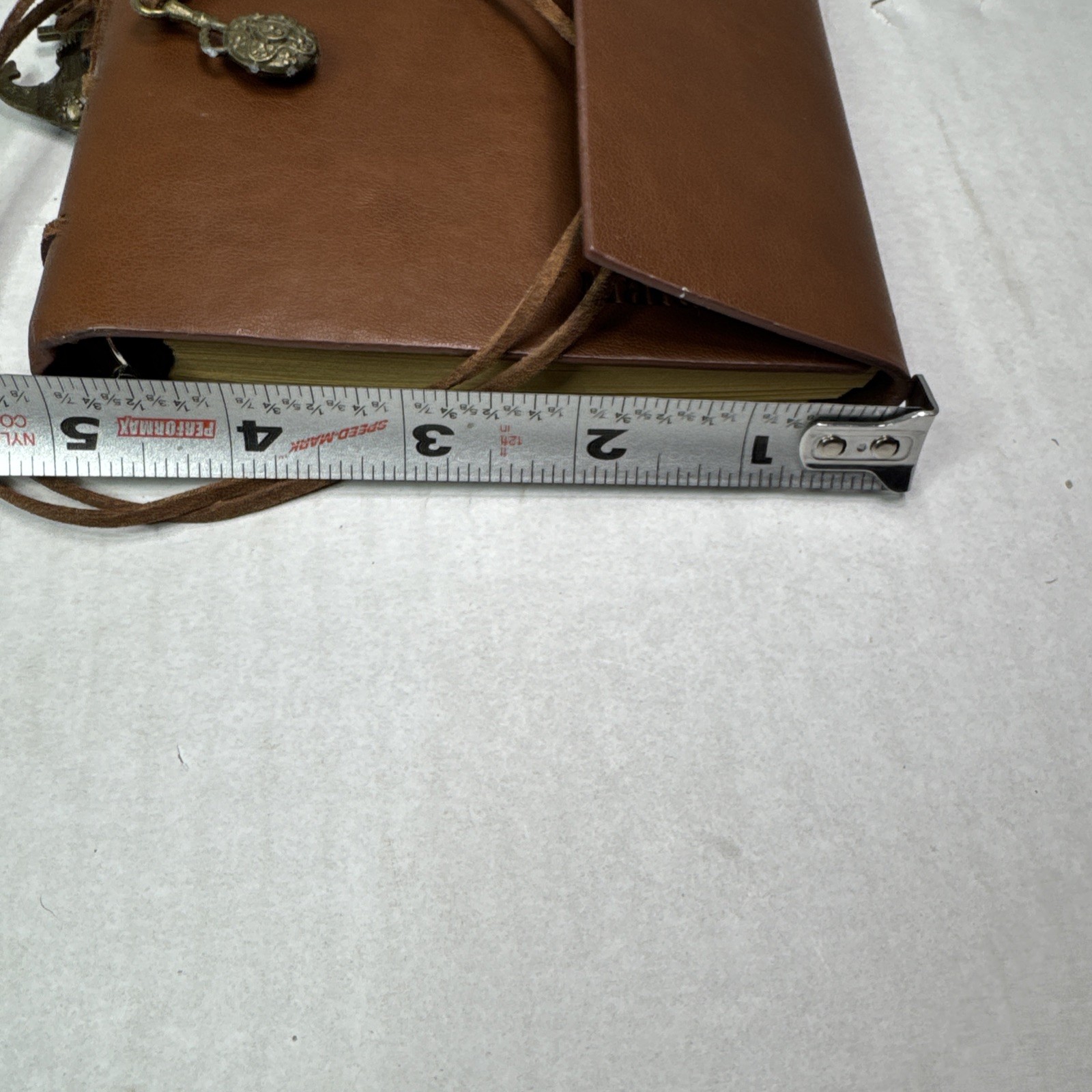 Maleden Nautical PU Leather Journal Refillable 6 ring Compact Binder Craft Paper