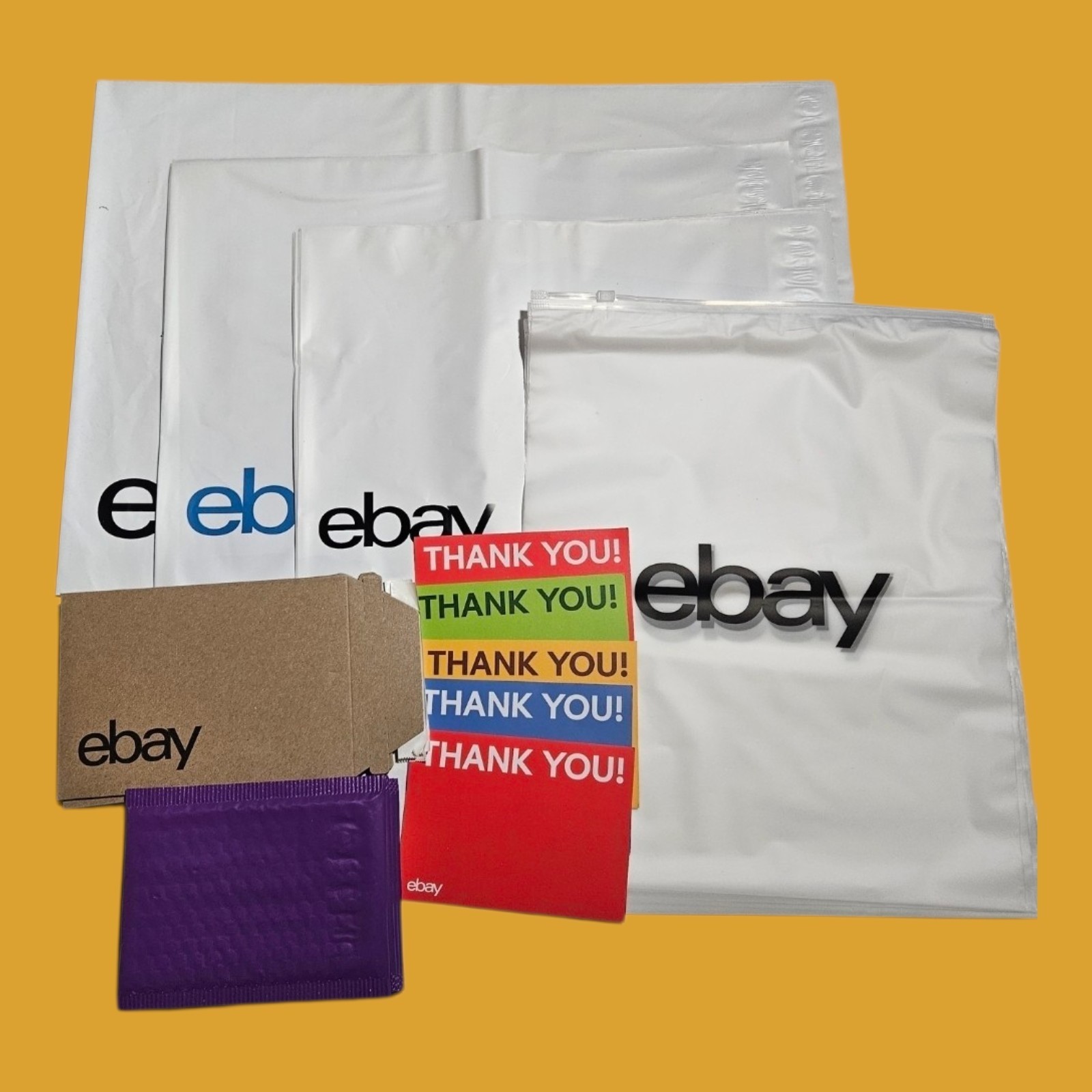 eBay Shipping Supplies 35 Count Variety Kit Poly Mailers Mailing Envelopes Start