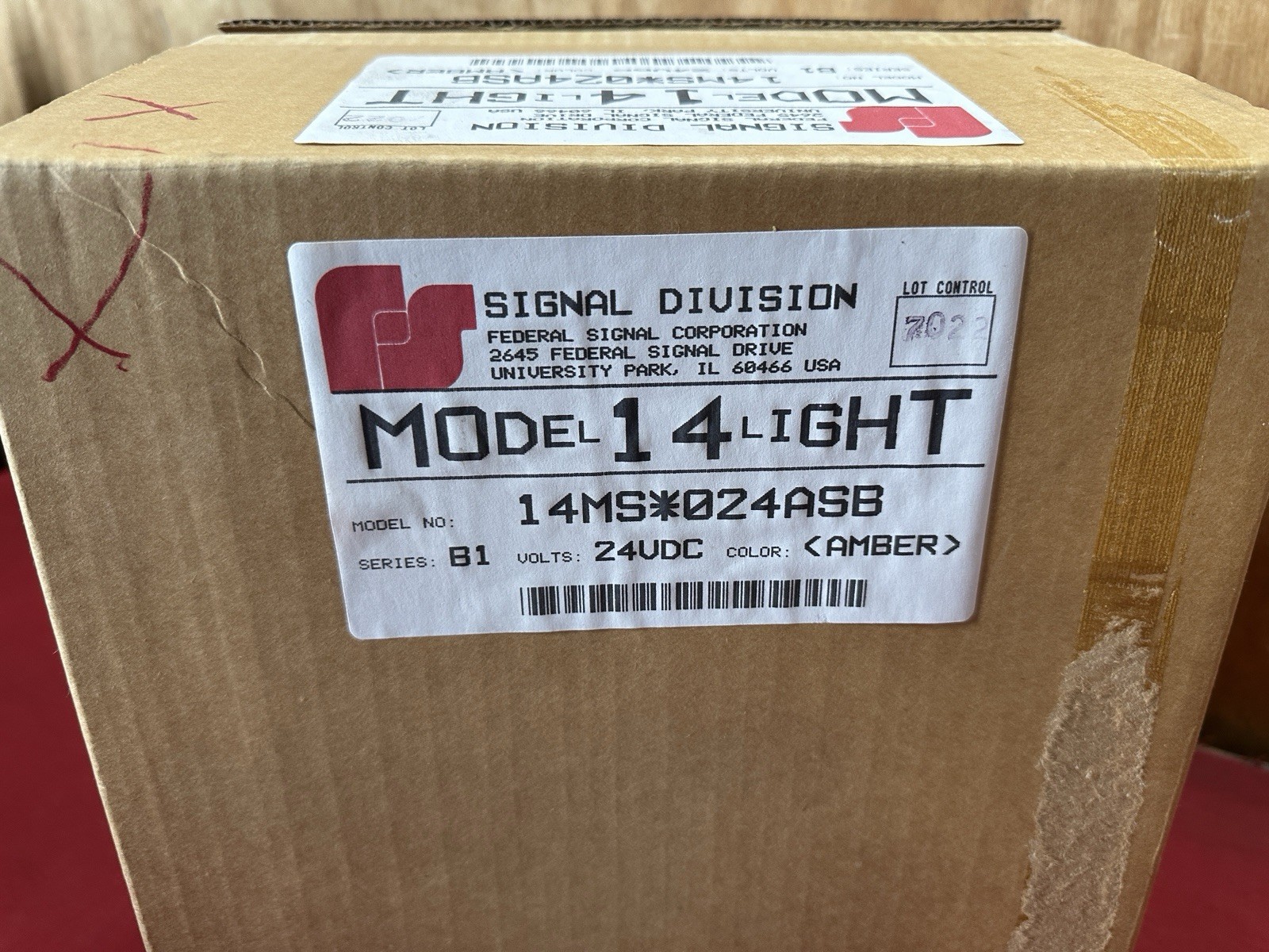Federal Signal Model 14MS Rotating Light Emergency Beacon MS 51317-03