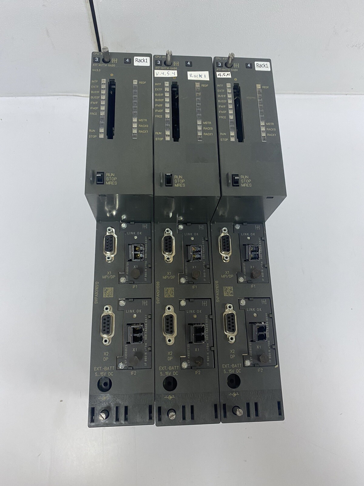 Siemens S7-400 6ES7417-4HT14-0AB0 + 2x 6ES7960-1AA04-0XA0