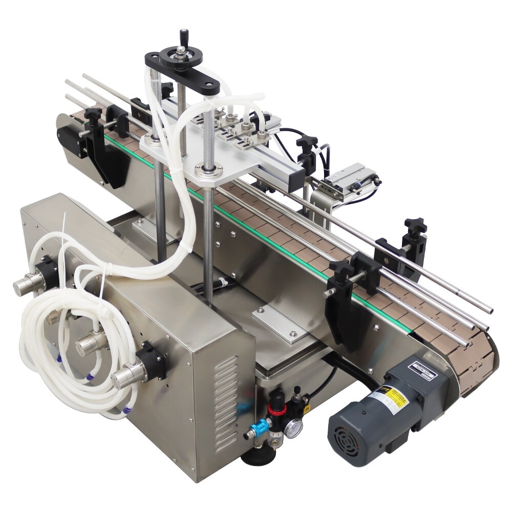 Desktop Four Head Magnetic Pump Filling Machine 4-30Bottles/min 8mm Nozzle